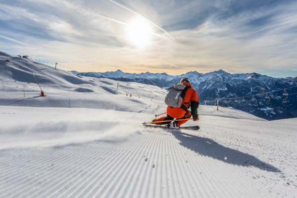 Skieur à Serre-Chevalier